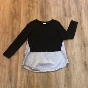 J.Jill Stripe Tunic Top XS